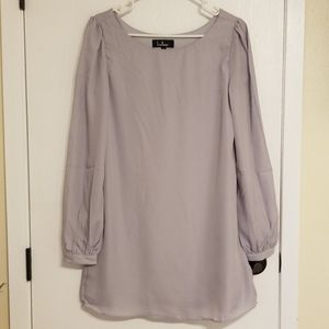 Lulus Long Sleeve Shift Dress